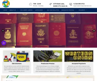 Ultrareproduction.com(Buy Second Passport) Screenshot