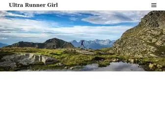 Ultrarunnergirl.com(Writing about running) Screenshot
