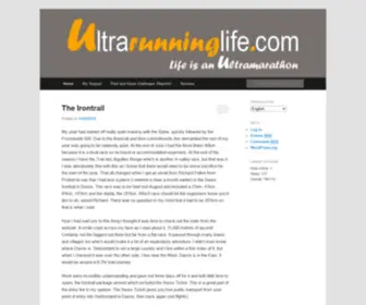 Ultrarunninglife.com(My adventure in Ultrarunning) Screenshot