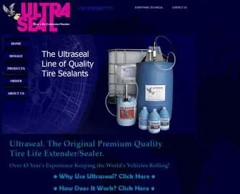 Ultraseal.co.in(Ultraseal Tire Sealant) Screenshot