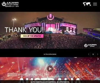 Ultrashanghai.com(Ultra China Shanghai) Screenshot