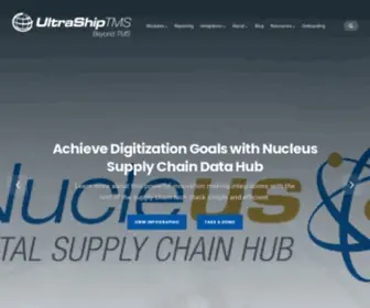 Ultrashiptms.com(SaaS-Based Transportation Software for Large Volume Shippers) Screenshot
