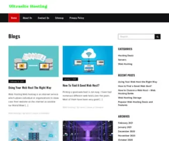 Ultrasitehosting.com(Ultrasite Hosting) Screenshot