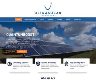 Ultrasolar.com(Ultrasolar Techonolgy) Screenshot