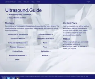 Ultrasound.guide(Learn Point of Care Ultrasound) Screenshot