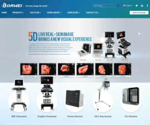 Ultrasounddawei.com(Dawei Medical (Jiangsu)) Screenshot