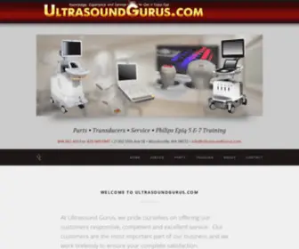 Ultrasoundgurus.com(Medical ultrasound systems) Screenshot