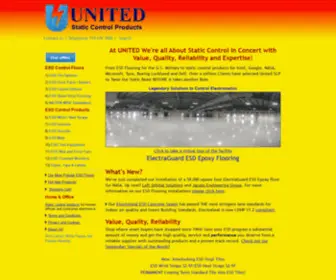 Ultrastat2000.com(Essential Static Control) Screenshot