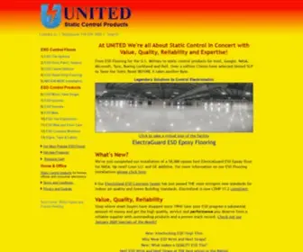 Ultrastatinc.com(Essential Static Control) Screenshot