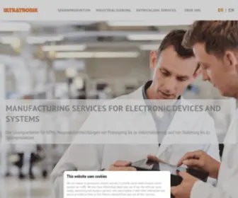 Ultratronik-EMS.de(Ultratronik EMS) Screenshot