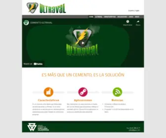 Ultraval.es(Grupo Cementos Portland Valderrivas) Screenshot