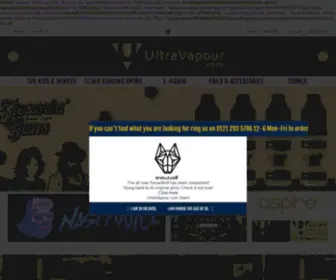 Ultravapour.com(Ultravapour) Screenshot