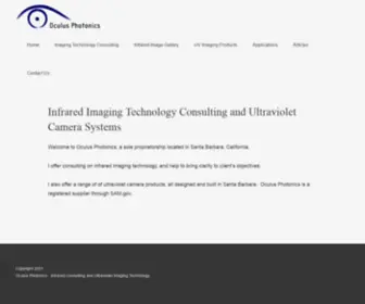 Ultravioletcameras.com(Oculus Photonics) Screenshot