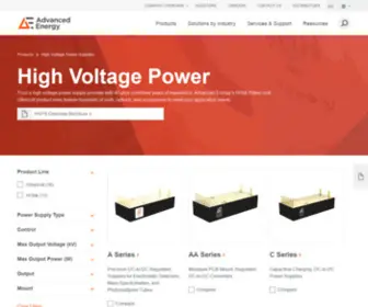 Ultravolt.com(Advanced Energy) Screenshot