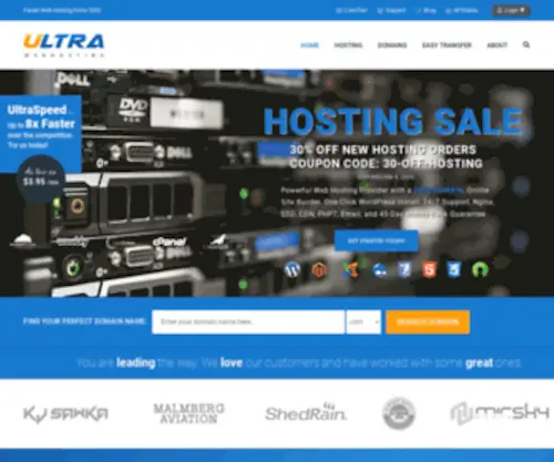 Ultrawebhosting.com(Ultra Web Hosting Provider) Screenshot