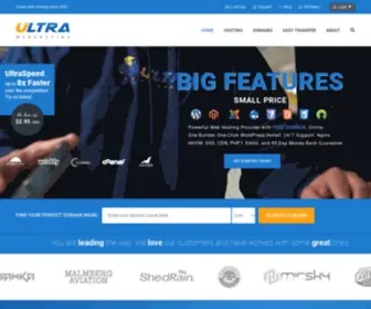 Ultrawebsitehosting.com(Ultra Web Hosting Provider) Screenshot