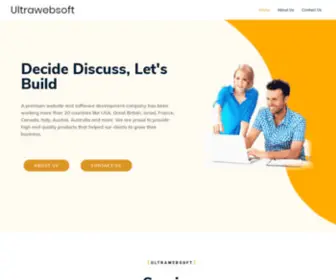 Ultrawebsoft.com(Premium software development Business Solution) Screenshot
