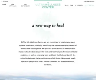 Ultrawellnesscenter.com(UltraWellness CenterHome) Screenshot