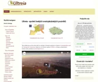 Ultreia.cz(Spolek českých svatojakubských poutníků) Screenshot