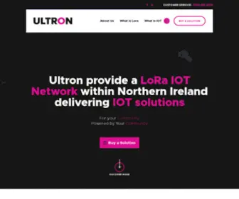 Ultron.ie(LoRa IOT in Northern Ireland) Screenshot