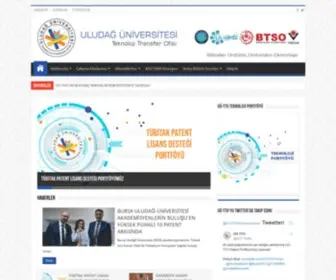 Uludagtto.com(Uludağ Üniversitesi Teknoloji Transfer Ofisi) Screenshot