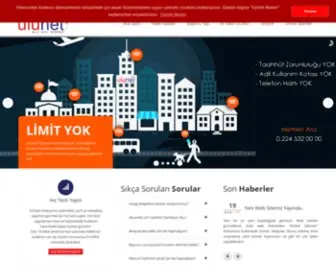 Ulu.net.tr(ULUNET İnternet ve İletişim Hiz) Screenshot