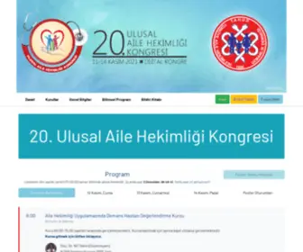 Ulusalaile.com(Ulusal Aile Hekimliği Kongresi) Screenshot