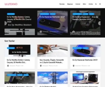 Ulutekno.net(Teknolojide Lider Platform) Screenshot