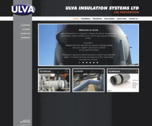 Ulva.co.uk(ULVA Insulation Systems Ltd) Screenshot