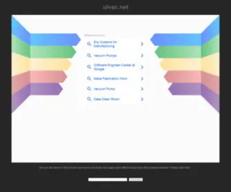 Ulvac.net(ulvac) Screenshot