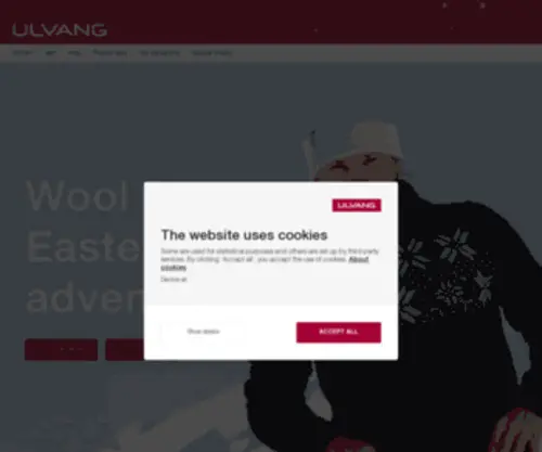 Ulvang.com(We are wool) Screenshot