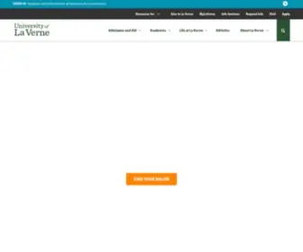 ULV.edu(The University of La Verne) Screenshot