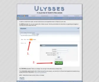 Ulyssesmod.net(Striving for Simplicity) Screenshot