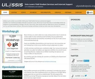 Ulyssis.org(Unix Lovers Yield Student Services and Internet Support) Screenshot