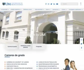 UM.edu.uy(Inicio) Screenshot