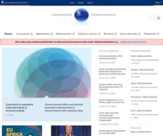 UM.fi(Ulkoministeriö) Screenshot