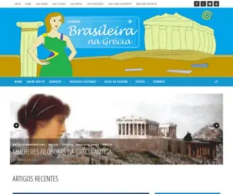 Umabrasileiranagrecia.com(Uma Brasileira na Grécia) Screenshot