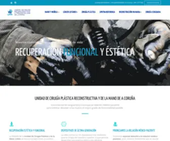 Umacirugia.com(Unidad de Cirugia Plástica Reconstructiva y de la Mano de A Coruña) Screenshot