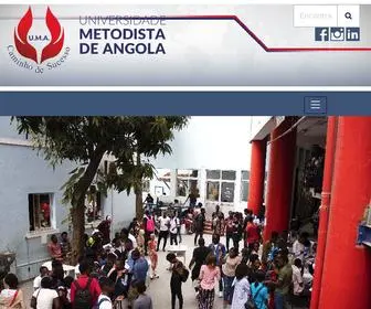 Uma.co.ao(Universidade Metodista de Angola) Screenshot