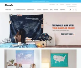 Umadeshop.com(Travel & Home Designs) Screenshot