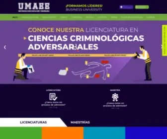 Umaee.edu.mx(Business University) Screenshot