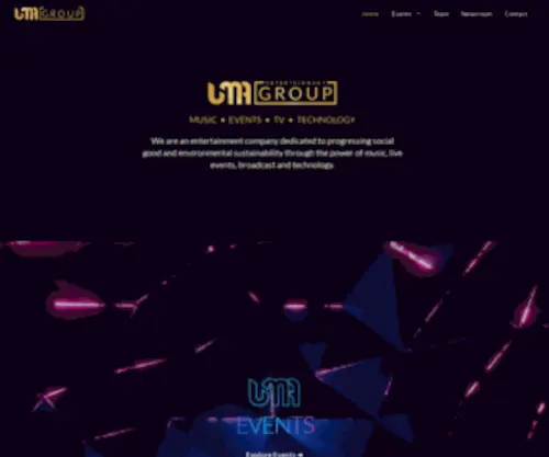 Umaentertainment.com(UMA Entertainment) Screenshot