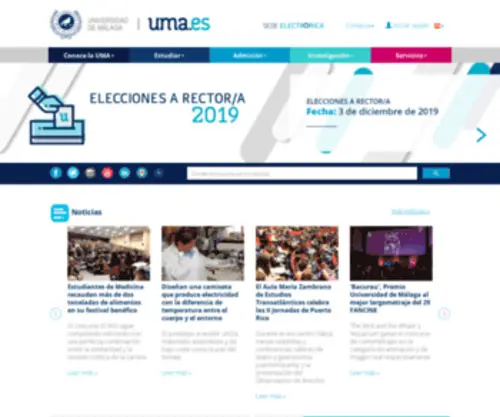 Uma.es(Universidad de málaga) Screenshot