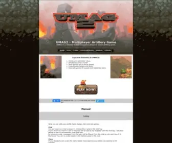 Umag2.com(Multiplayer Artillery Game) Screenshot