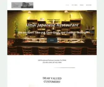 Umaisushibar.net(Umai Sushi Bar) Screenshot