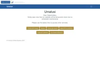 Umalusi-Online.org.za(Umalusi Online Systems) Screenshot