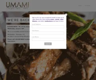 Umamichagrinfalls.com(Umami) Screenshot