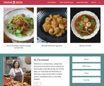 Umamidays.com(Meaty with a dash of veggies) Screenshot