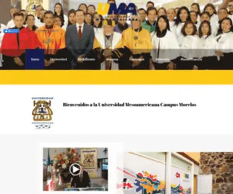 Umamorelos.mx(Universidad Mesoamericana Campus Morelos) Screenshot