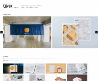 Umamu.jp(UMA/design farmは原田祐馬が代表を務める大阪) Screenshot